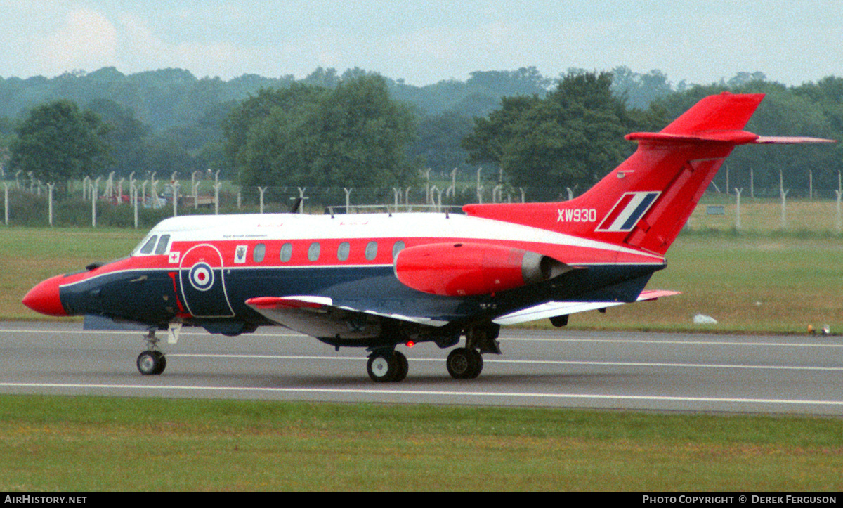 Aircraft Photo of XW930 | Hawker Siddeley HS-125-1B | UK - Air Force | AirHistory.net #619508