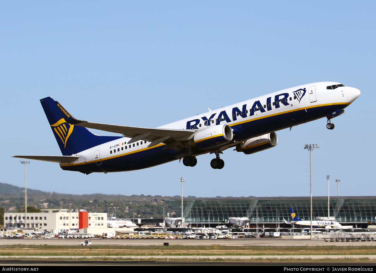 Aircraft Photo of EI-EMC | Boeing 737-8AS | Ryanair | AirHistory.net #619518