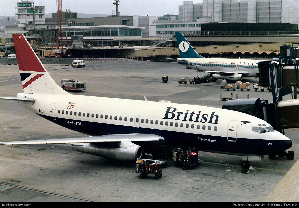 Aircraft Photo of G-BGDR | Boeing 737-236/Adv | British Airways | AirHistory.net #619526
