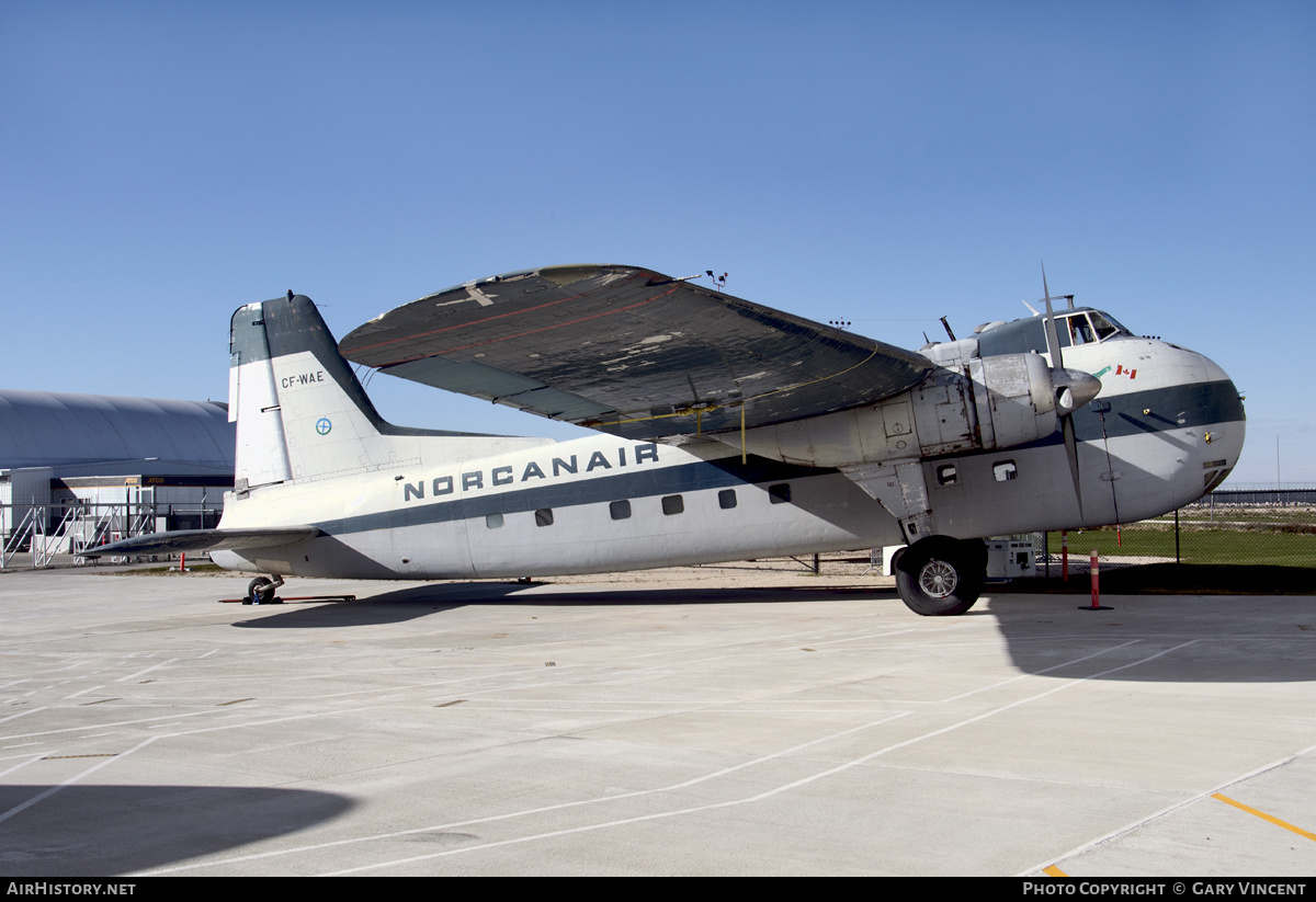 Aircraft Photo of CF-WAE | Bristol 170 Freighter Mk31M | Norcanair - North Canada Air | AirHistory.net #619529