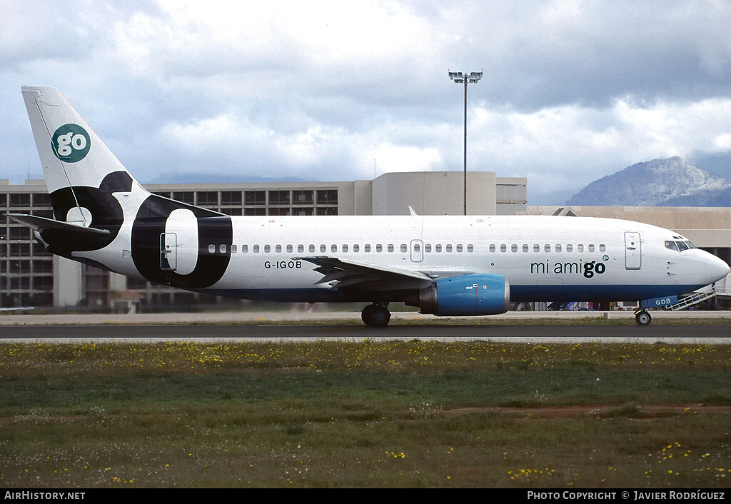 Aircraft Photo of G-IGOB | Boeing 737-36Q | Go Fly | AirHistory.net #619540