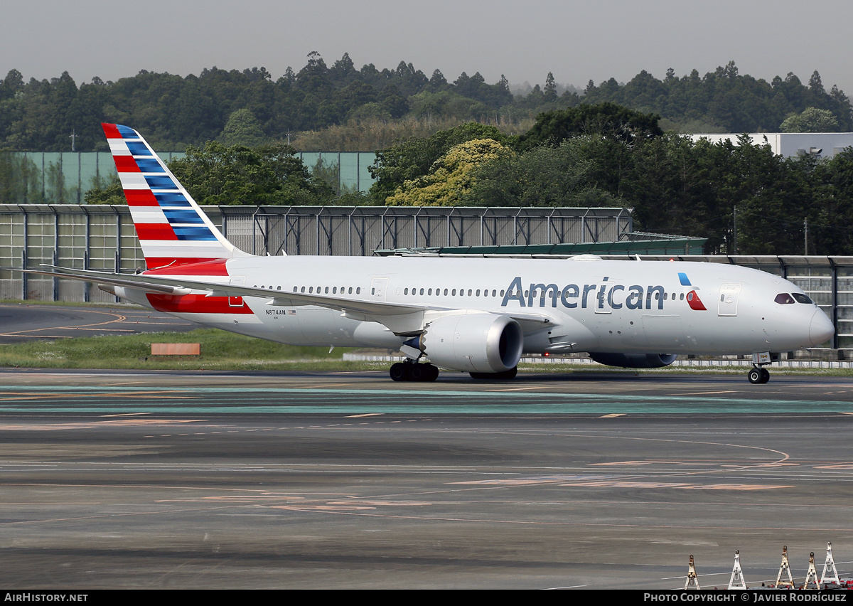 Aircraft Photo of N874AN | Boeing 787-8 Dreamliner | American Airlines | AirHistory.net #619548