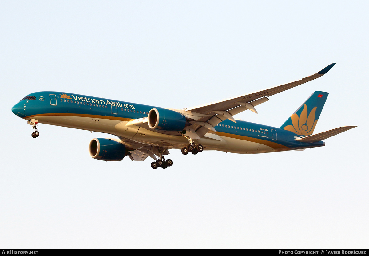 Aircraft Photo of VN-A891 | Airbus A350-941 | Vietnam Airlines | AirHistory.net #619550