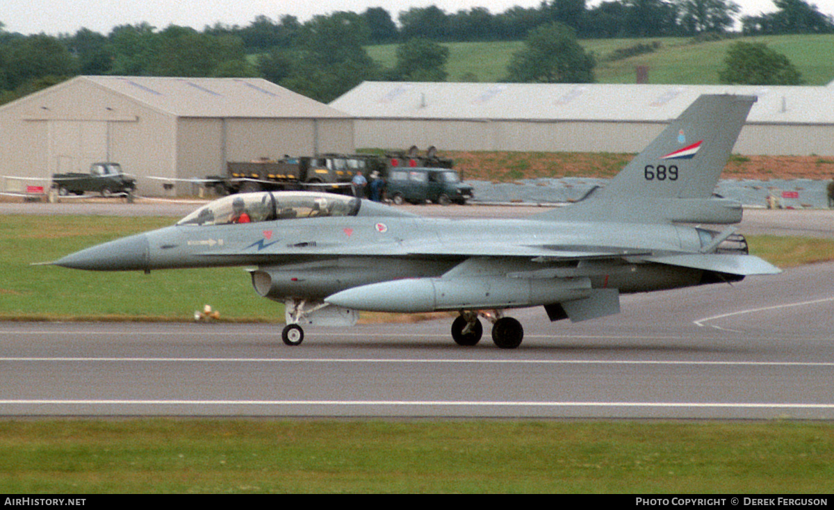 Aircraft Photo of 689 | General Dynamics F-16B Fighting Falcon | Norway - Air Force | AirHistory.net #619557