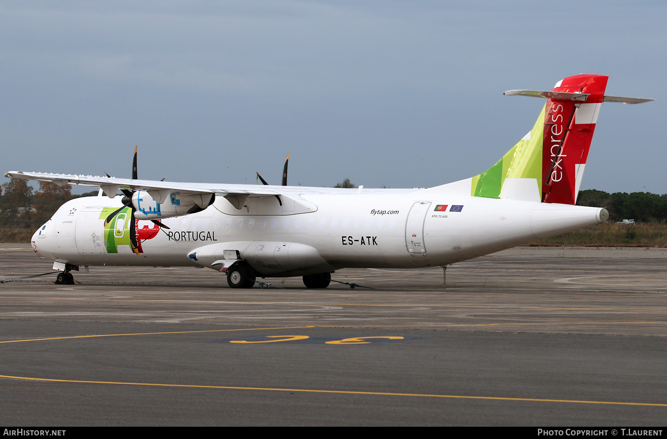 Aircraft Photo of ES-ATK | ATR ATR-72-600 (ATR-72-212A) | TAP Portugal Express | AirHistory.net #619568