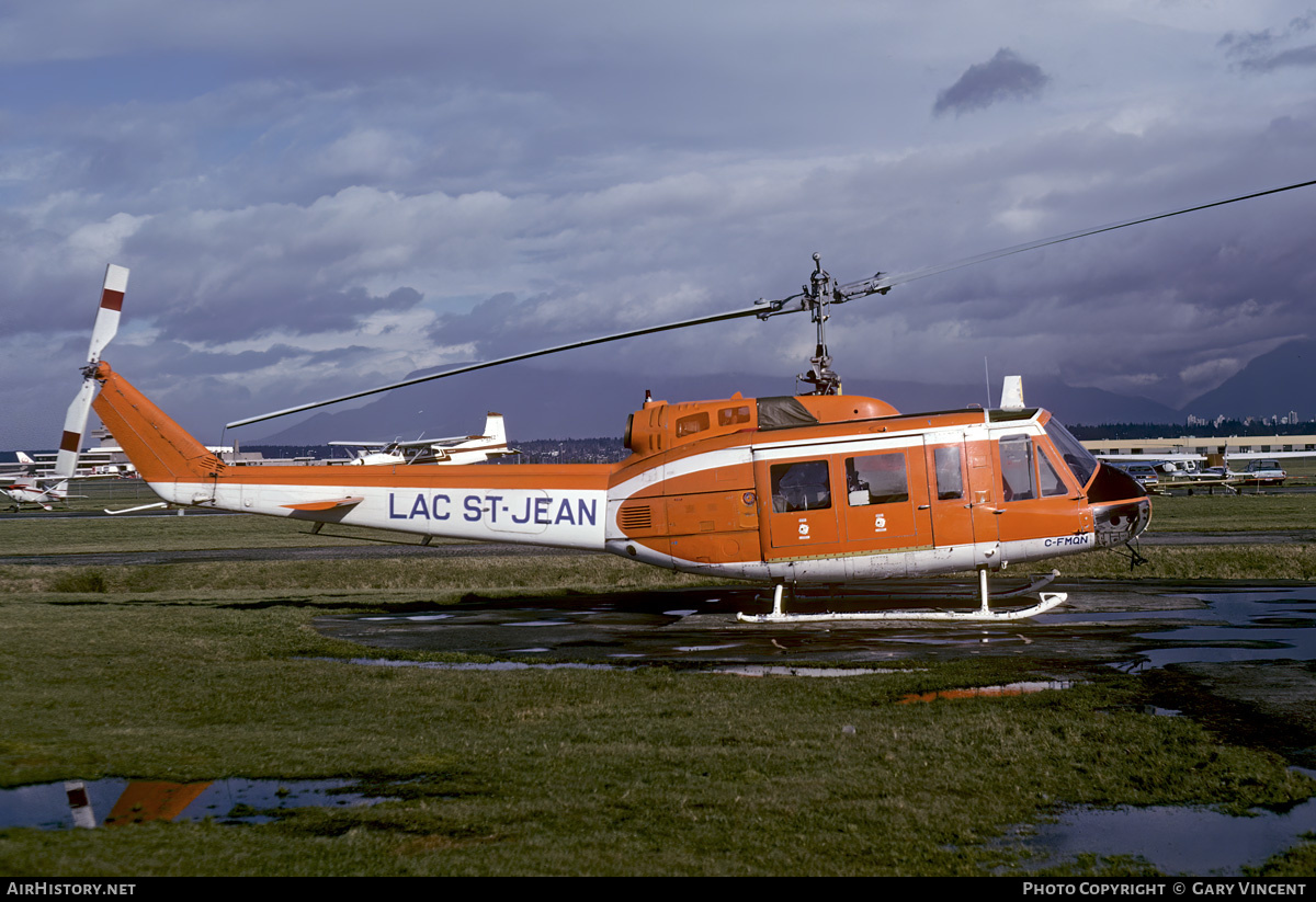 Aircraft Photo of C-FMQN | Bell 205A-1 | Lac St Jean Aviation | AirHistory.net #619571