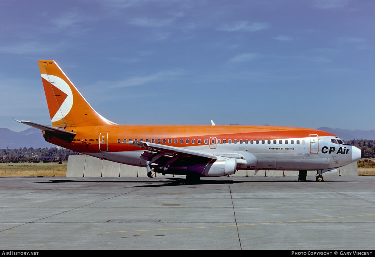 Aircraft Photo of C-GCPQ | Boeing 737-217/Adv | CP Air | AirHistory.net #619575