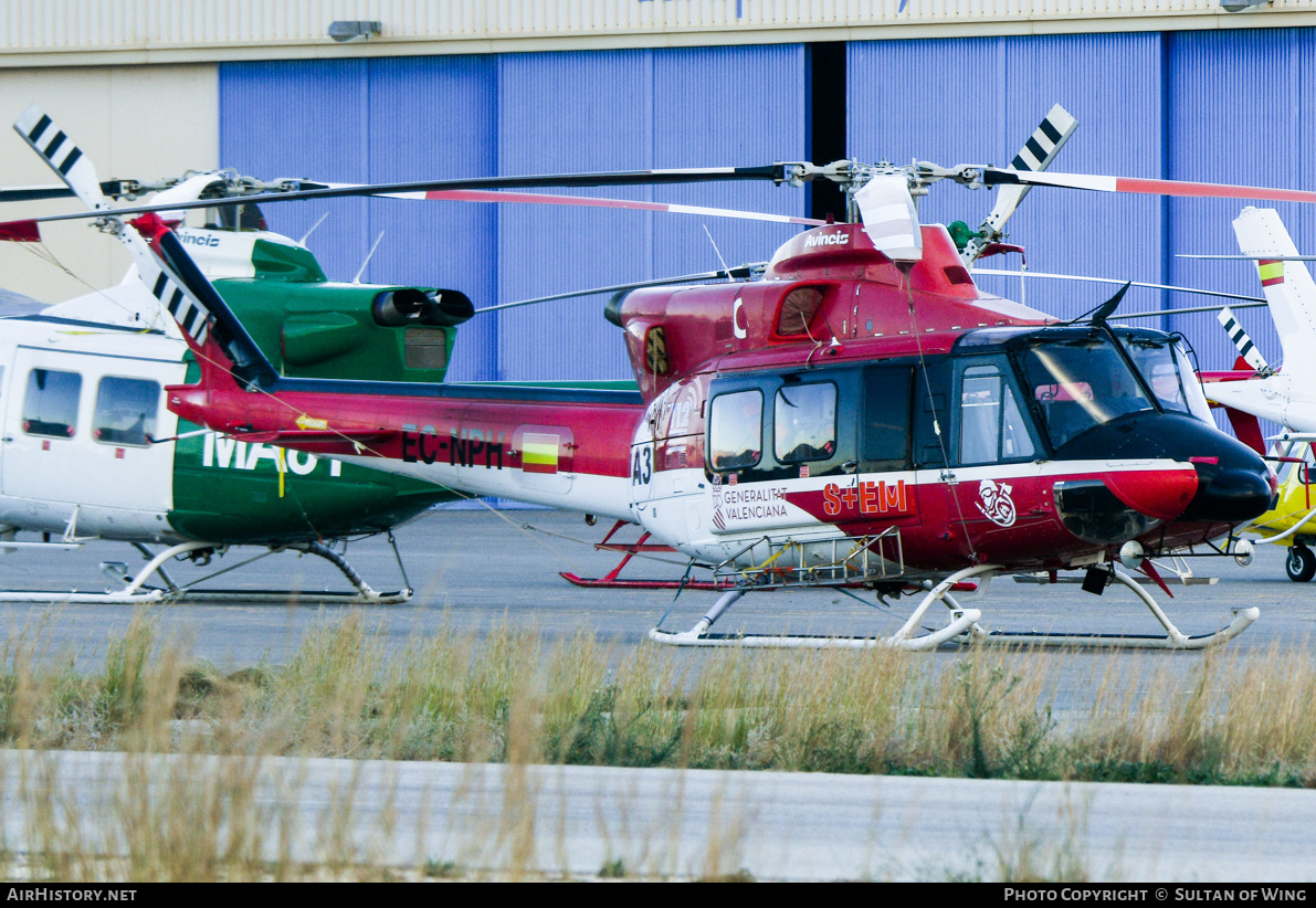 Aircraft Photo of EC-NPH | Bell 412HP | Generalitat Valenciana | AirHistory.net #619580