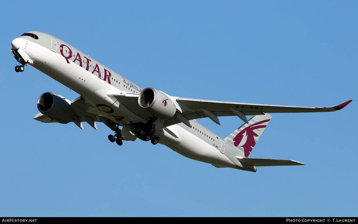 Aircraft Photo of A7-AMJ | Airbus A350-941 | Qatar Airways | AirHistory.net #619599