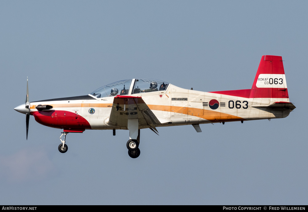 Aircraft Photo of 03-063 | Korea Aerospace KT-1 Woong-Bee | South Korea - Air Force | AirHistory.net #619612