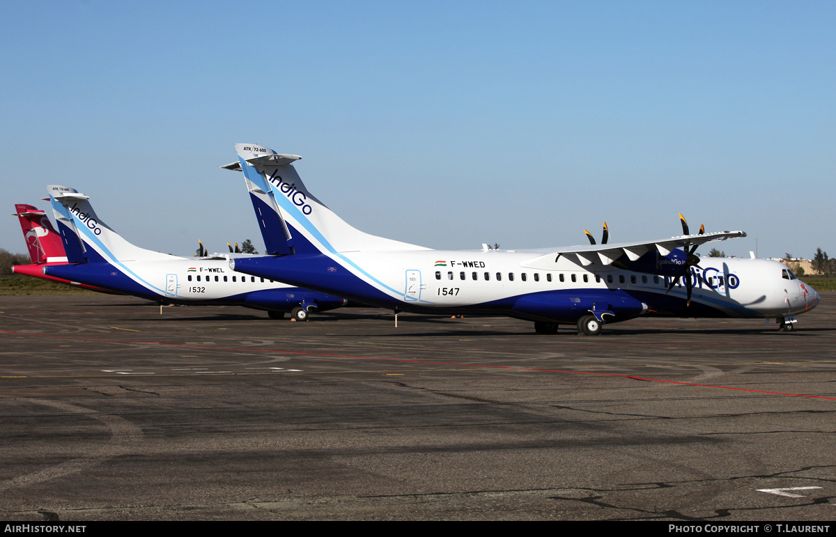 Aircraft Photo of F-WWED | ATR ATR-72-600 (ATR-72-212A) | IndiGo | AirHistory.net #619617