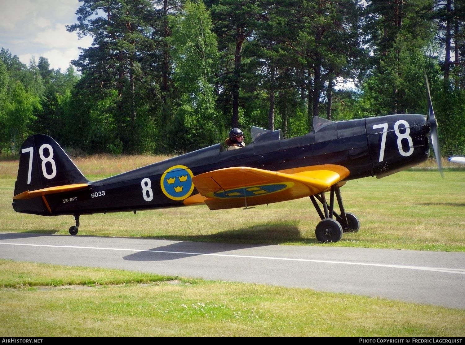 Aircraft Photo of SE-BPT / 5033 | Klemm Kl 35D | Sweden - Air Force | AirHistory.net #619627