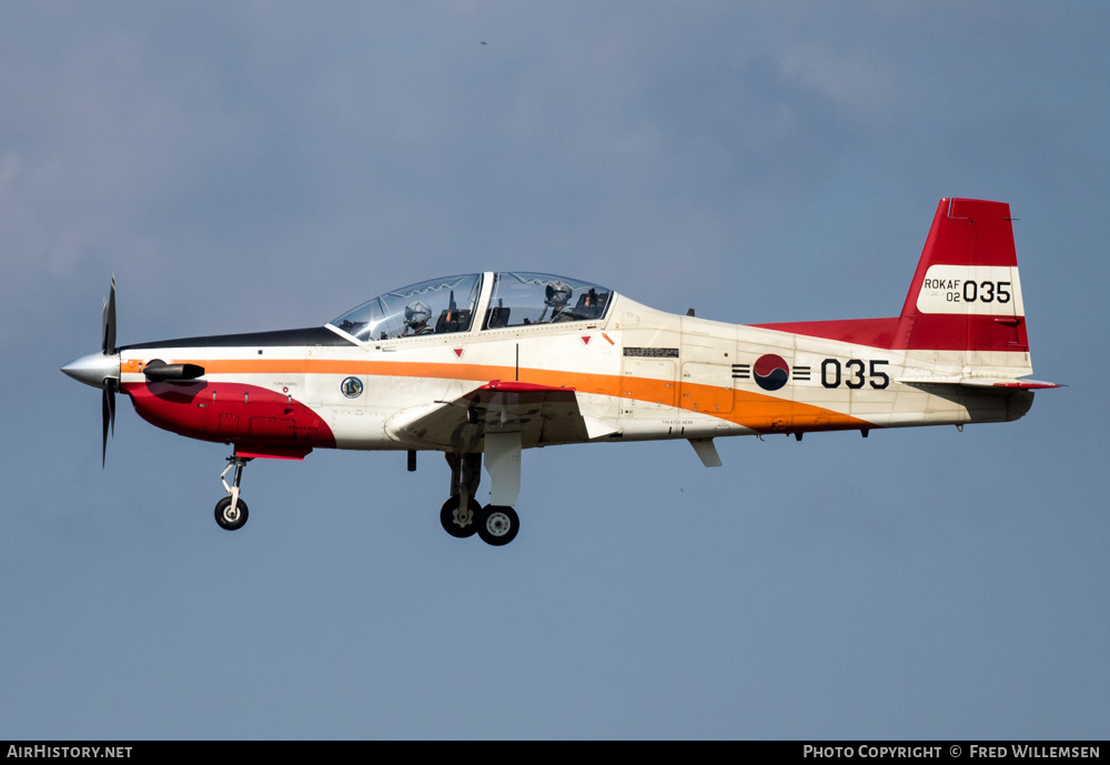 Aircraft Photo of 02-035 | Korea Aerospace KT-1 Woong-Bee | South Korea - Air Force | AirHistory.net #619643