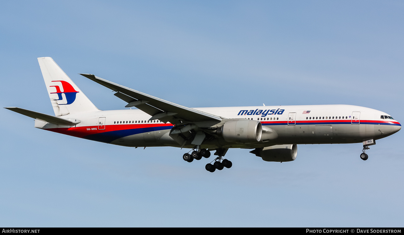 Aircraft Photo of 9M-MRG | Boeing 777-2H6/ER | Malaysia Airlines | AirHistory.net #619654