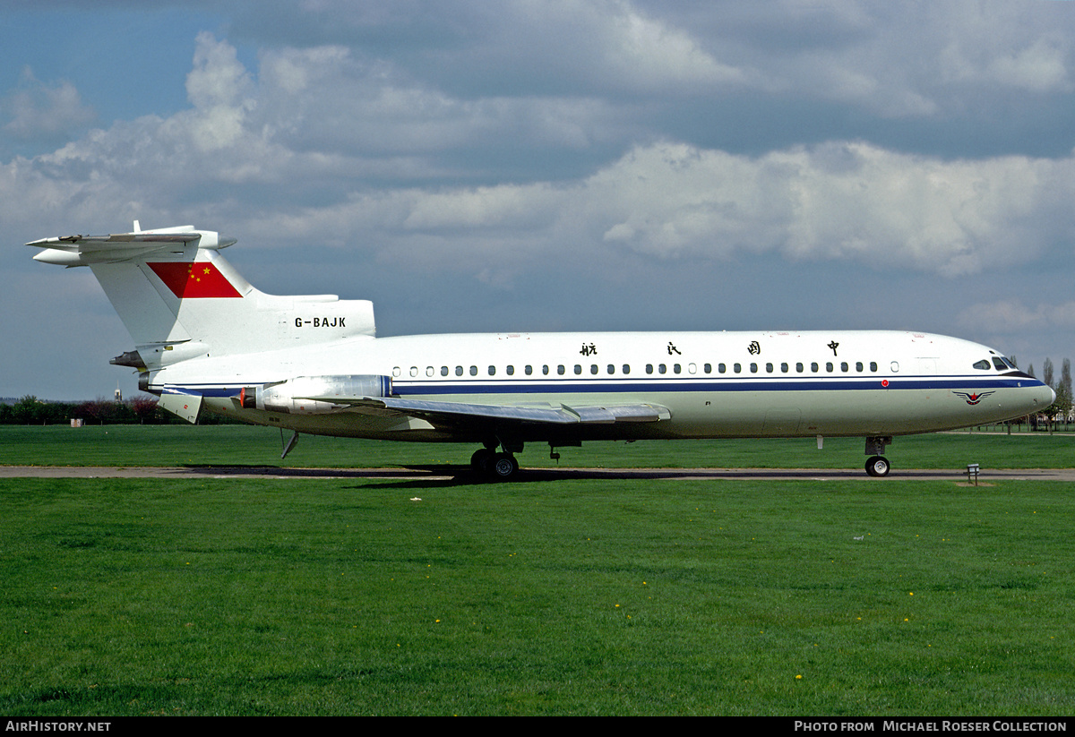 Aircraft Photo of G-BAJK | Hawker Siddeley HS-121 Trident 2E | CAAC - Civil Aviation Administration of China | AirHistory.net #619656