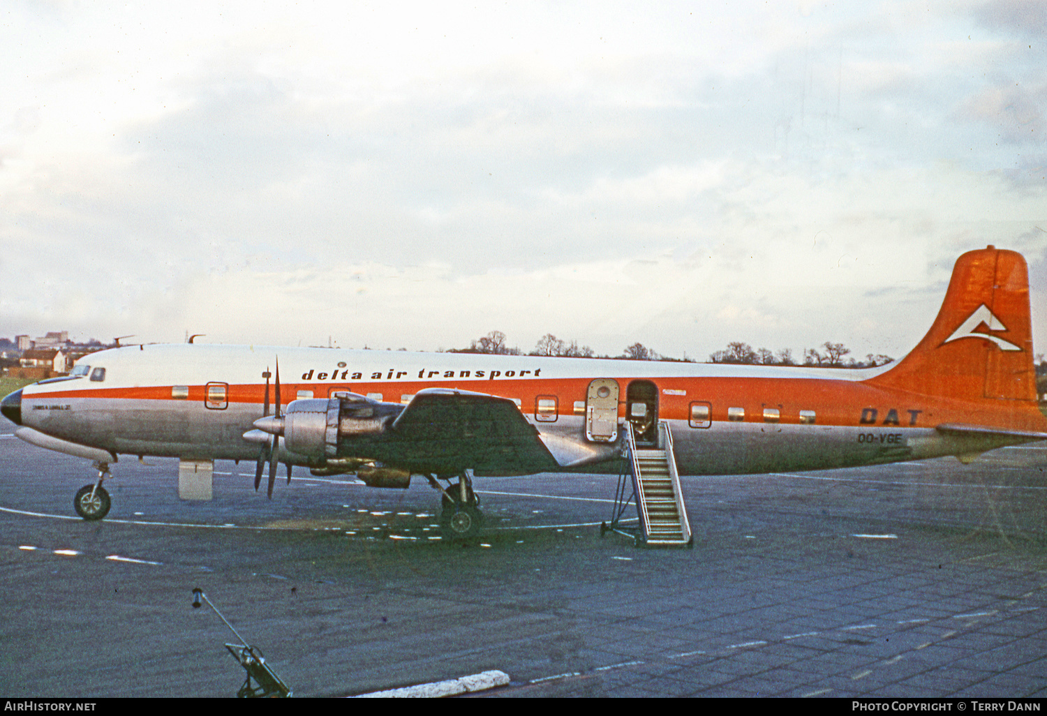 Aircraft Photo of OO-VGE | Douglas DC-6B | Delta Air Transport - DAT | AirHistory.net #619658