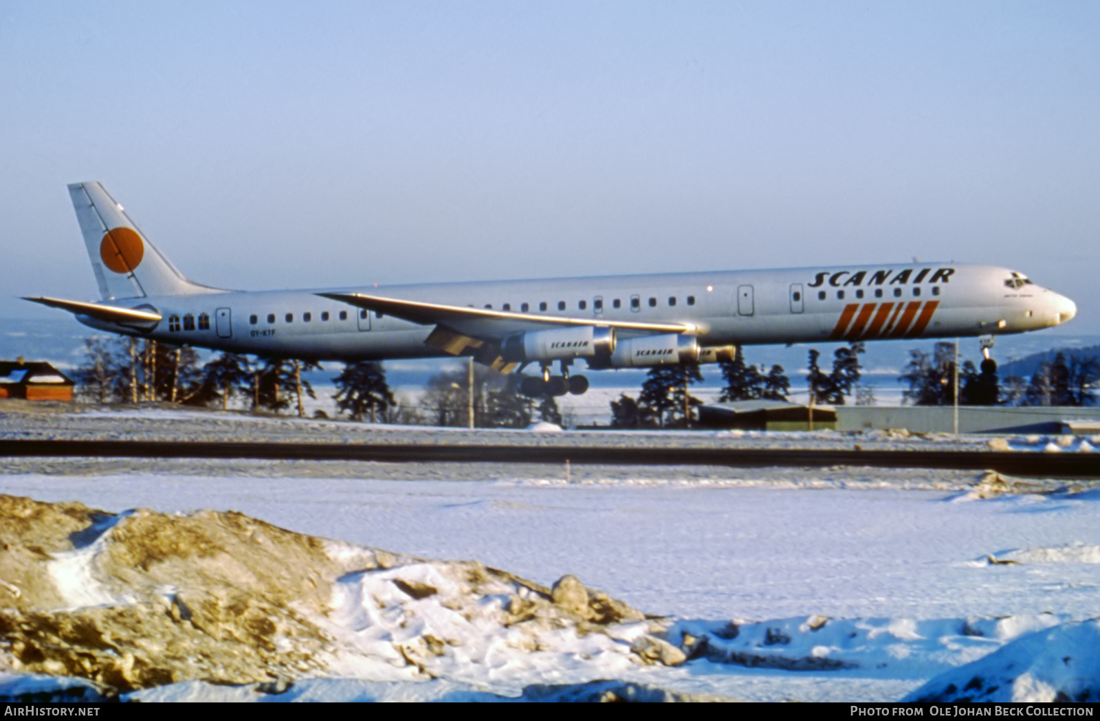 Aircraft Photo of OY-KTF | McDonnell Douglas DC-8-63 | Scandinavian Airlines - SAS | AirHistory.net #619659