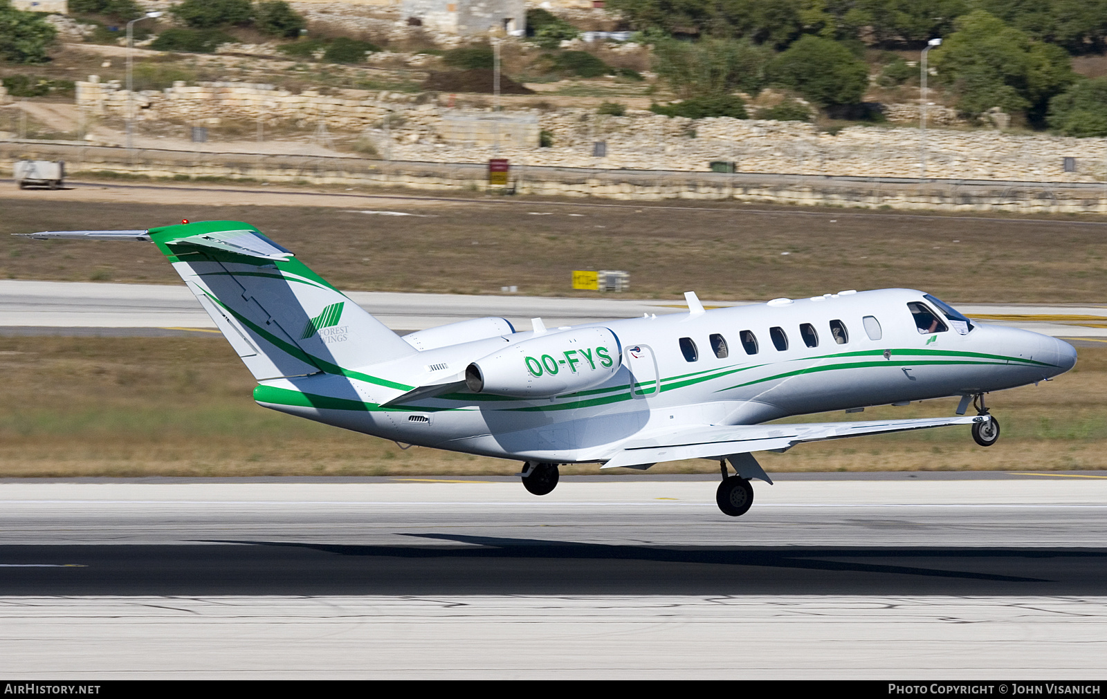 Aircraft Photo of OO-FYS | Cessna 525B CitationJet CJ3 | Forest Wings | AirHistory.net #619675