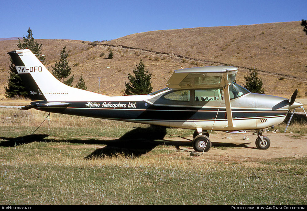 Aircraft Photo of ZK-DFQ | Cessna 182N Skylane | Alpine Helicopters | AirHistory.net #619681