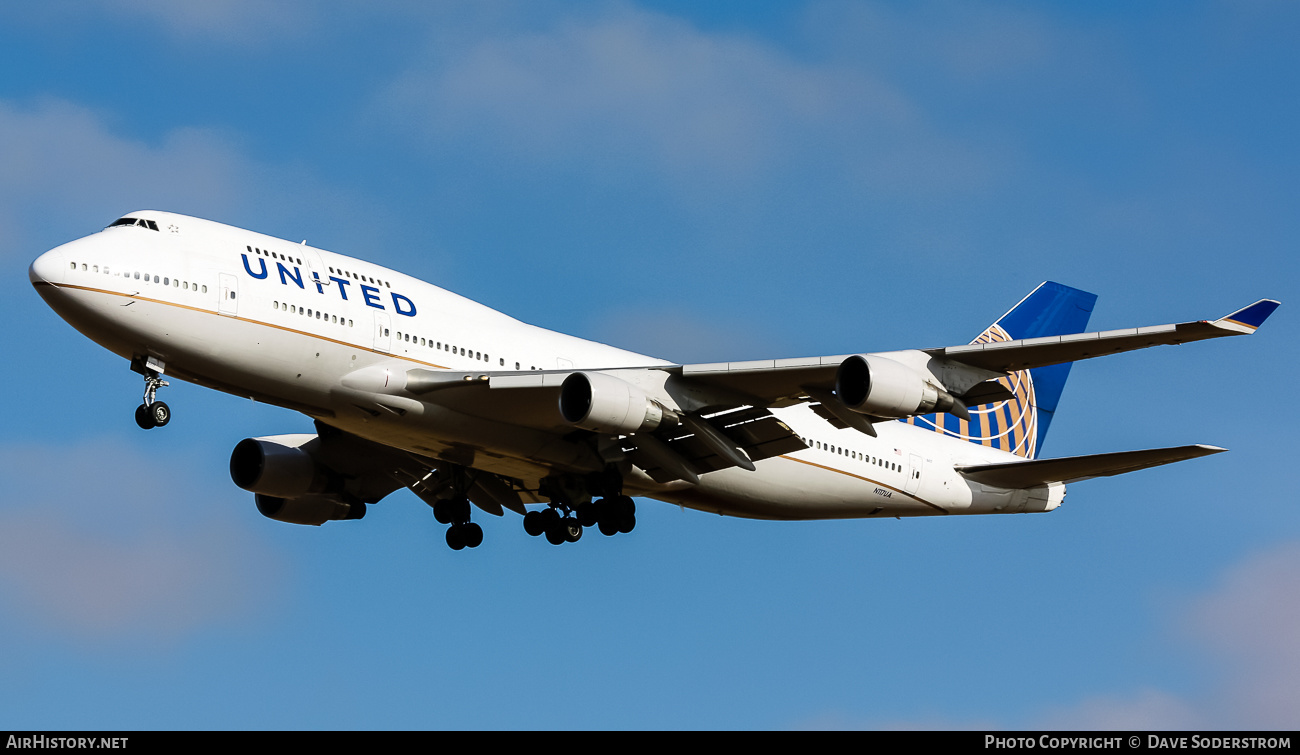 Aircraft Photo of N117UA | Boeing 747-422 | United Airlines | AirHistory.net #619683