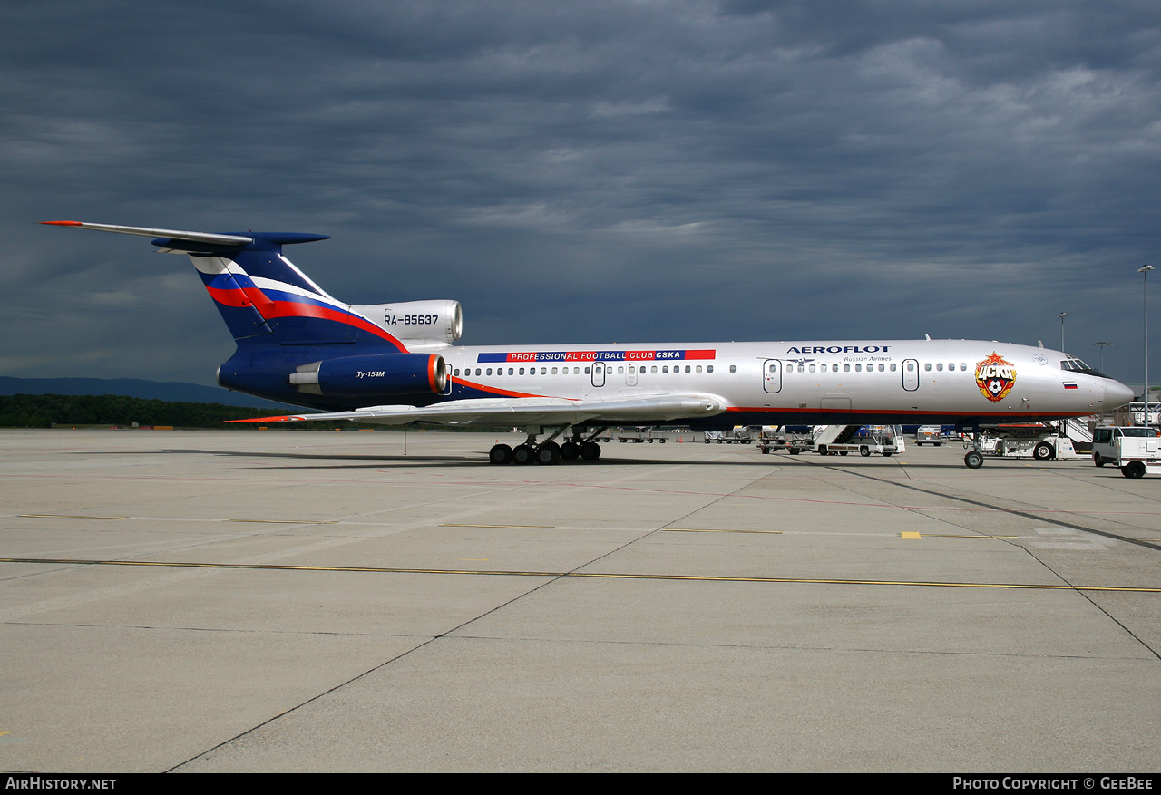 Aircraft Photo of RA-85637 | Tupolev Tu-154M | Aeroflot - Russian Airlines | AirHistory.net #619697