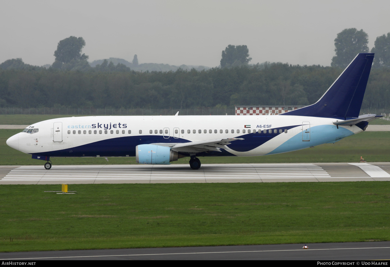 Aircraft Photo of A6-ESF | Boeing 737-4Y0 | Eastern Skyjets | AirHistory.net #619709