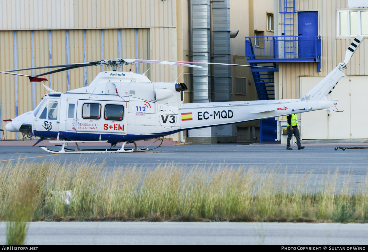 Aircraft Photo of EC-MQD | Bell 412HP | Generalitat Valenciana | AirHistory.net #619738