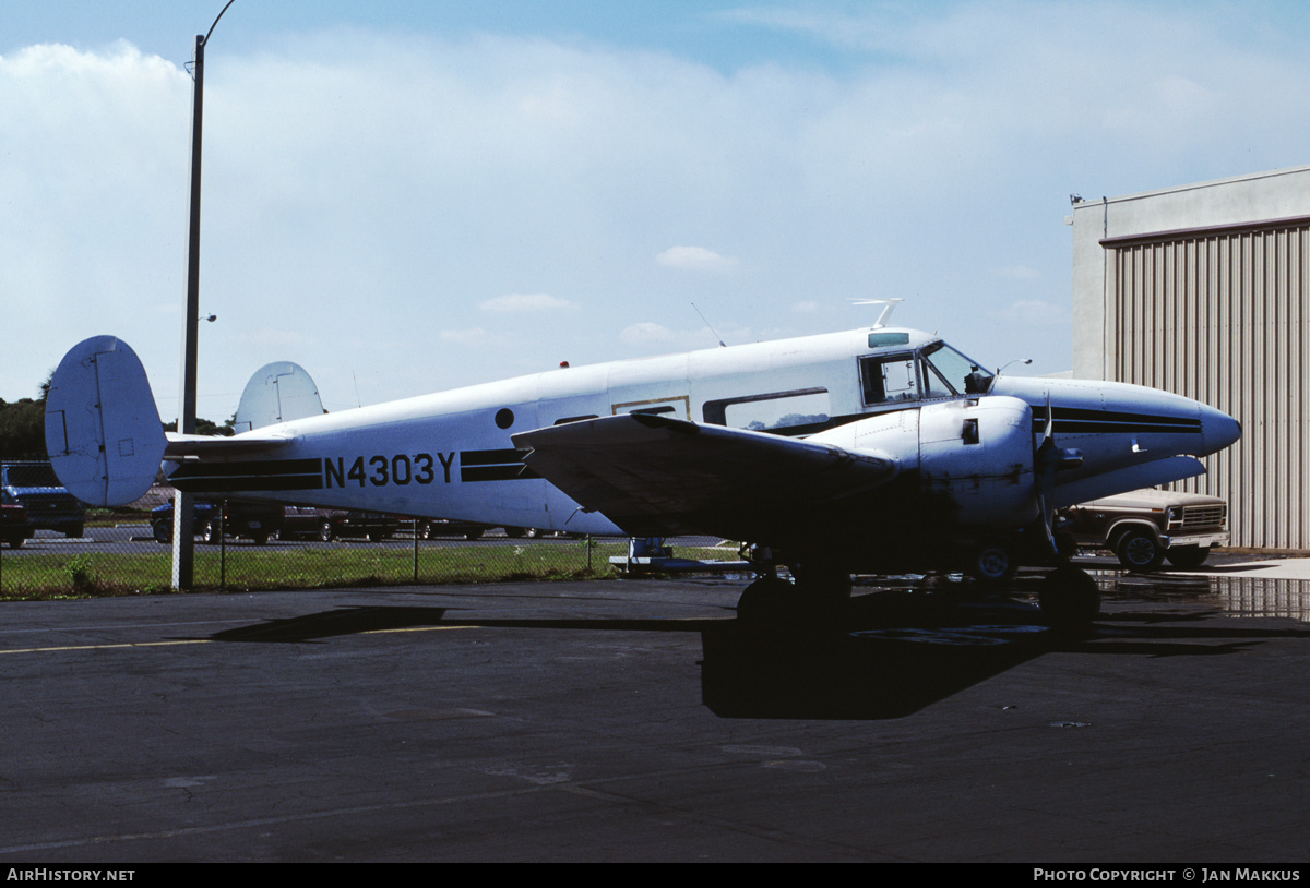 Aircraft Photo of N4303Y | Beech E18S-9700/Tri-Gear | AirHistory.net #619743