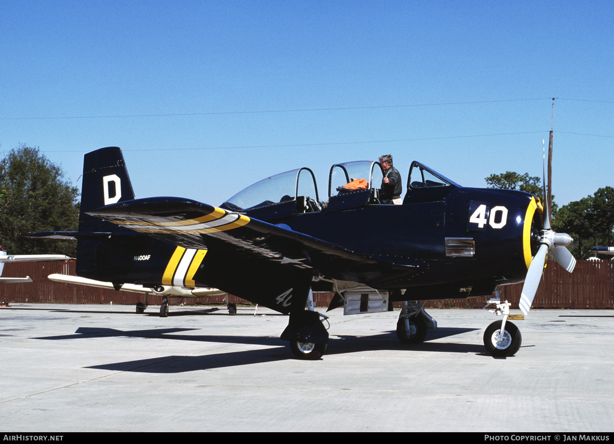 Aircraft Photo of N400AF | North American T-28A Trojan | USA - Air Force | AirHistory.net #619744