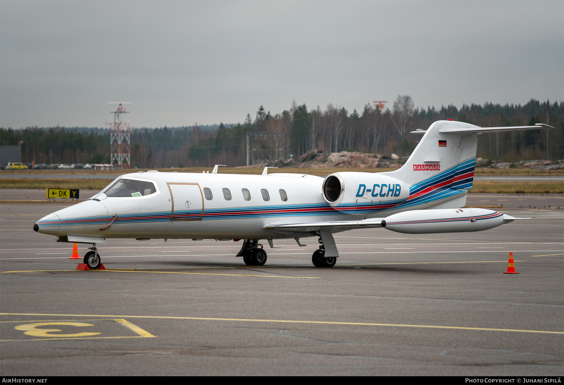 Aircraft Photo of D-CCHB | Gates Learjet 35A | Bauhaus | AirHistory.net #619755