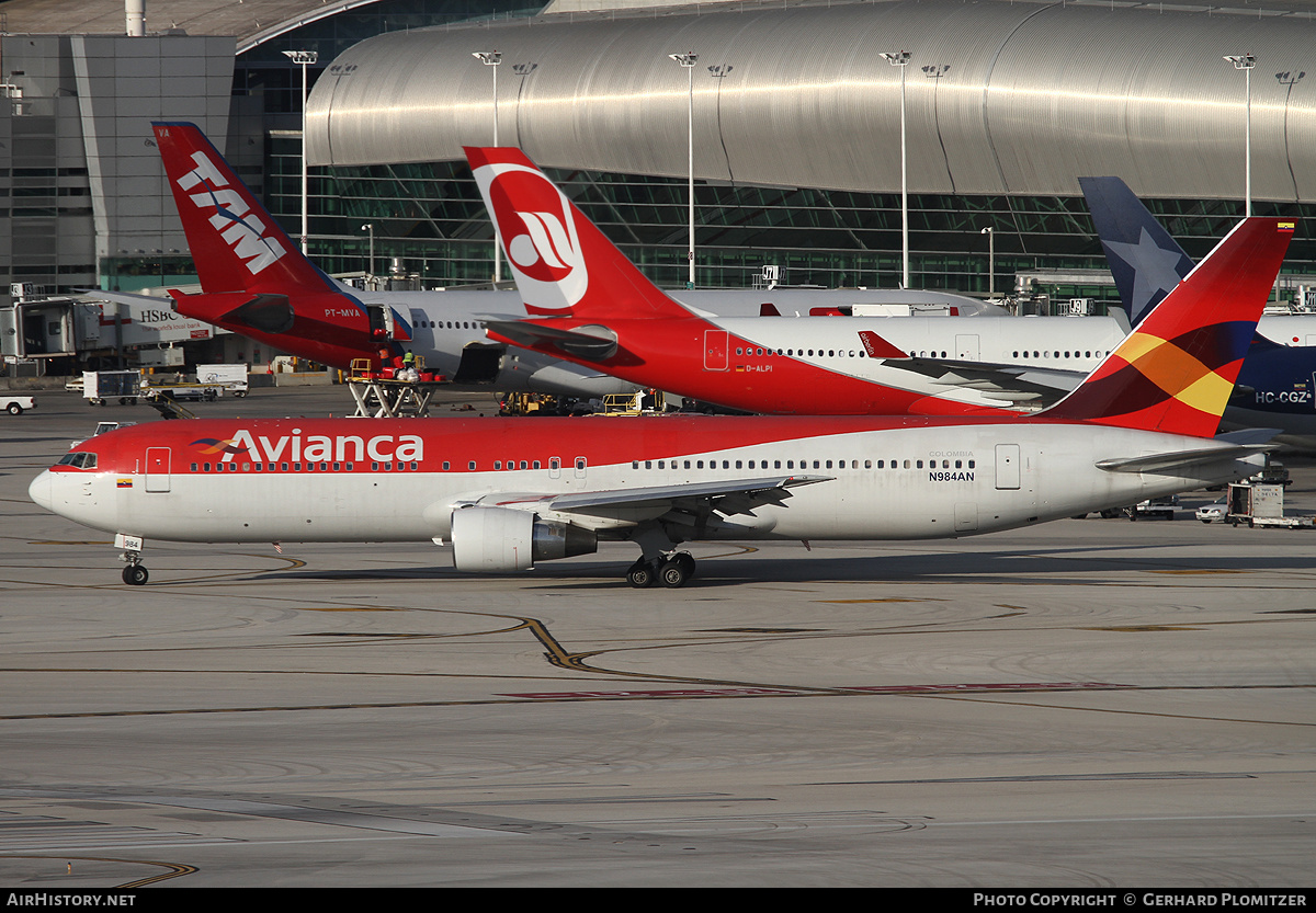 Aircraft Photo of N984AN | Boeing 767-383/ER | Avianca | AirHistory.net #619786