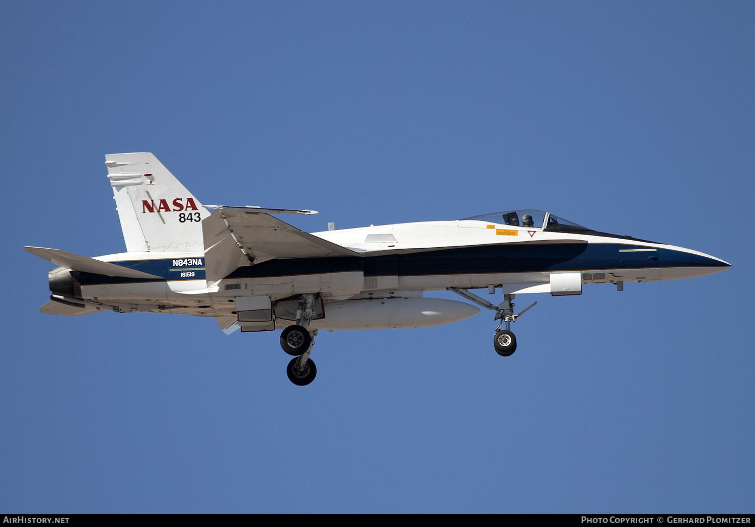 Aircraft Photo of N843NA / NASA 843 / 161519 | McDonnell Douglas F/A-18A Hornet | NASA - National Aeronautics and Space Administration | AirHistory.net #619797
