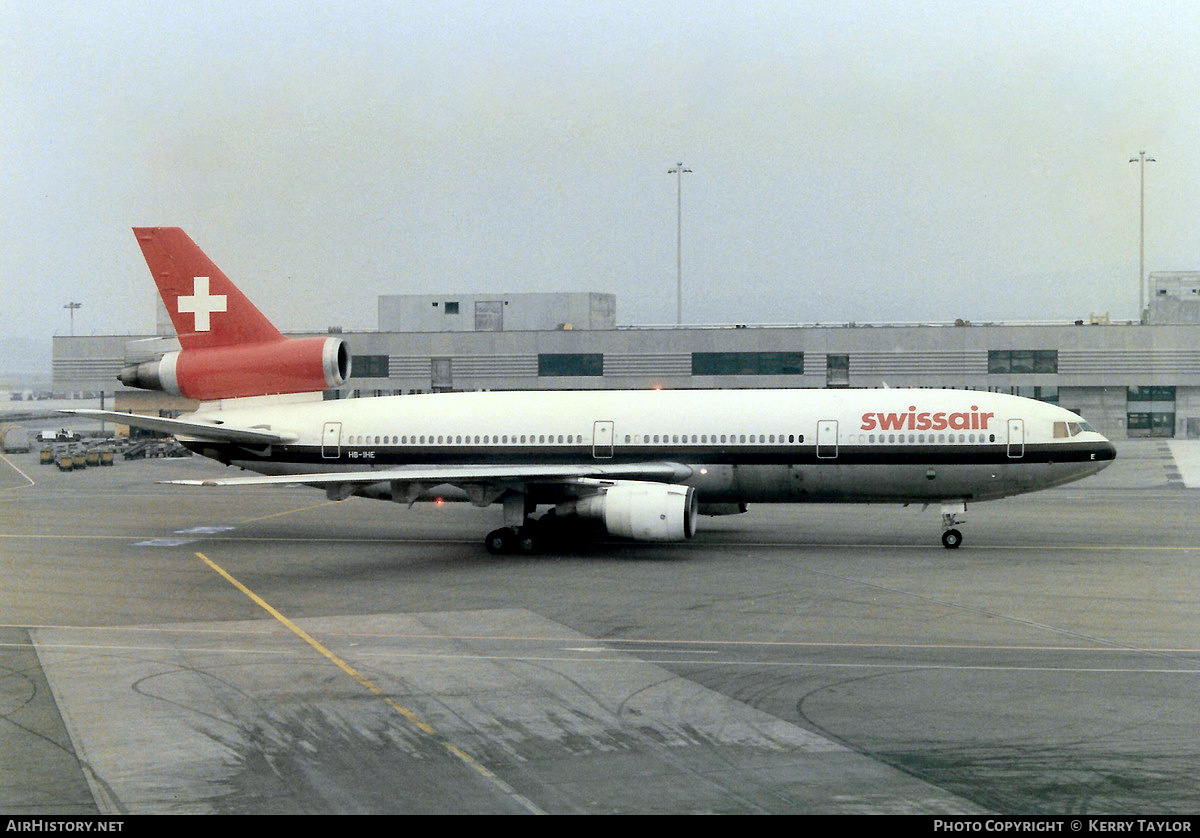Aircraft Photo of HB-IHE | McDonnell Douglas DC-10-30 | Swissair | AirHistory.net #619802