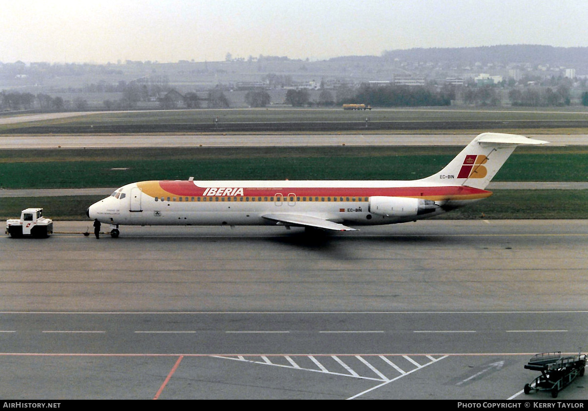 Aircraft Photo of EC-BIN | McDonnell Douglas DC-9-32 | Iberia | AirHistory.net #619821