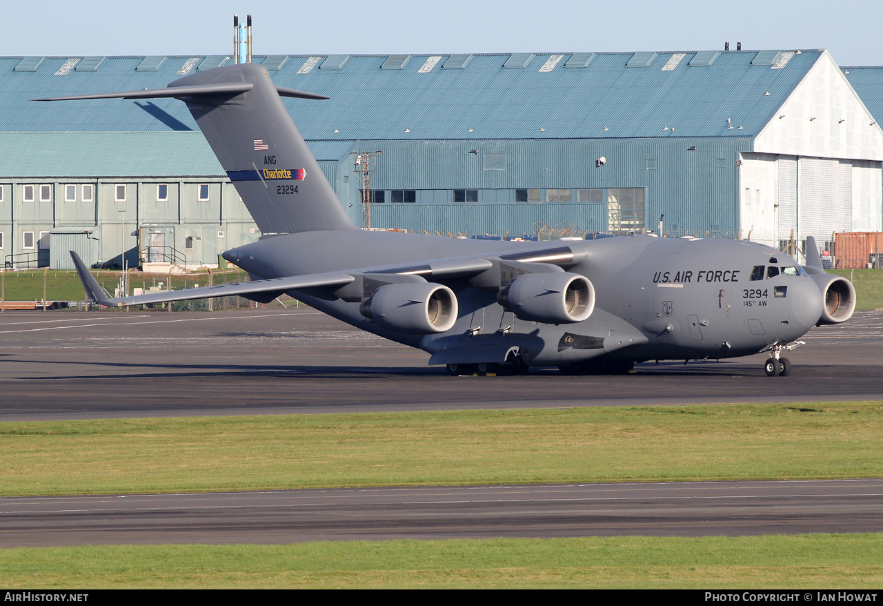 Aircraft Photo of 92-3294 / 23294 | McDonnell Douglas C-17A Globemaster III | USA - Air Force | AirHistory.net #619833