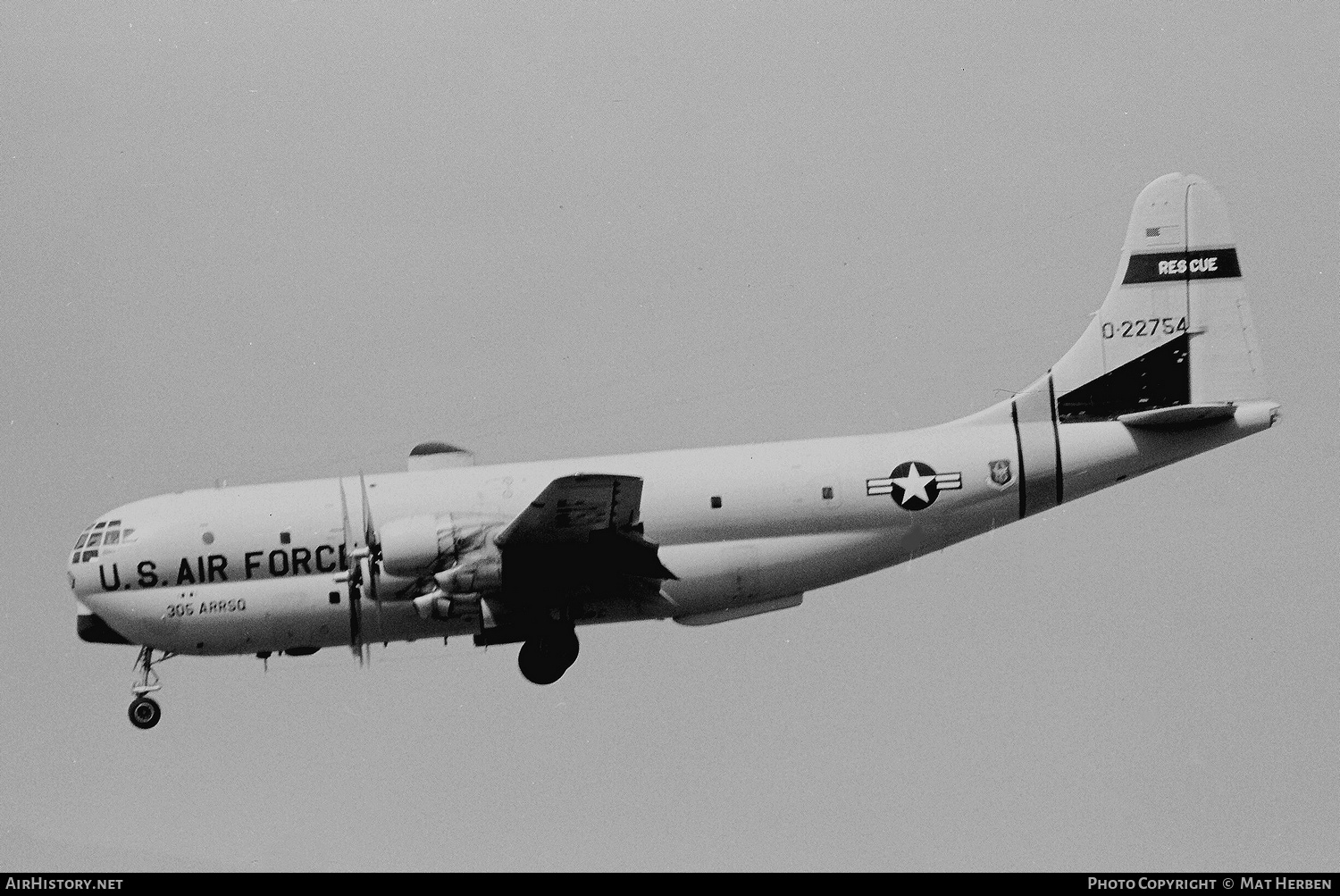Aircraft Photo of 522754 / 0-22754 | Boeing HC-97G Stratofreighter | USA - Air Force | AirHistory.net #619843