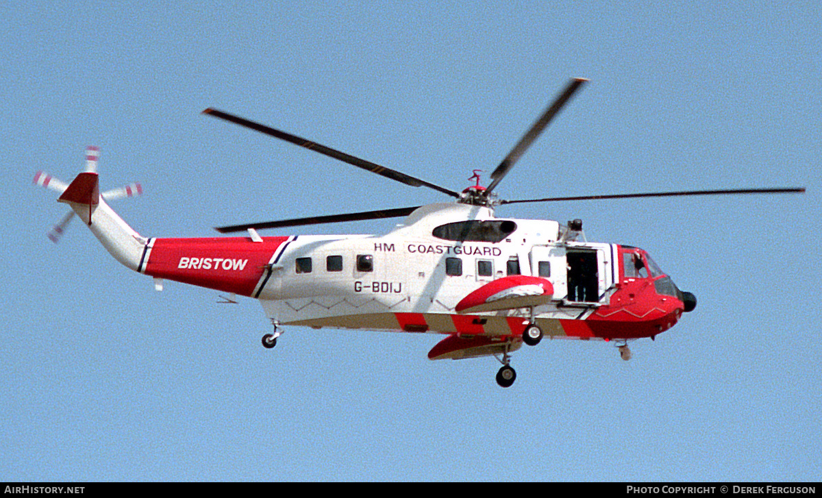 Aircraft Photo of G-BDIJ | Sikorsky S-61N MkII | HM Coastguard | AirHistory.net #619868