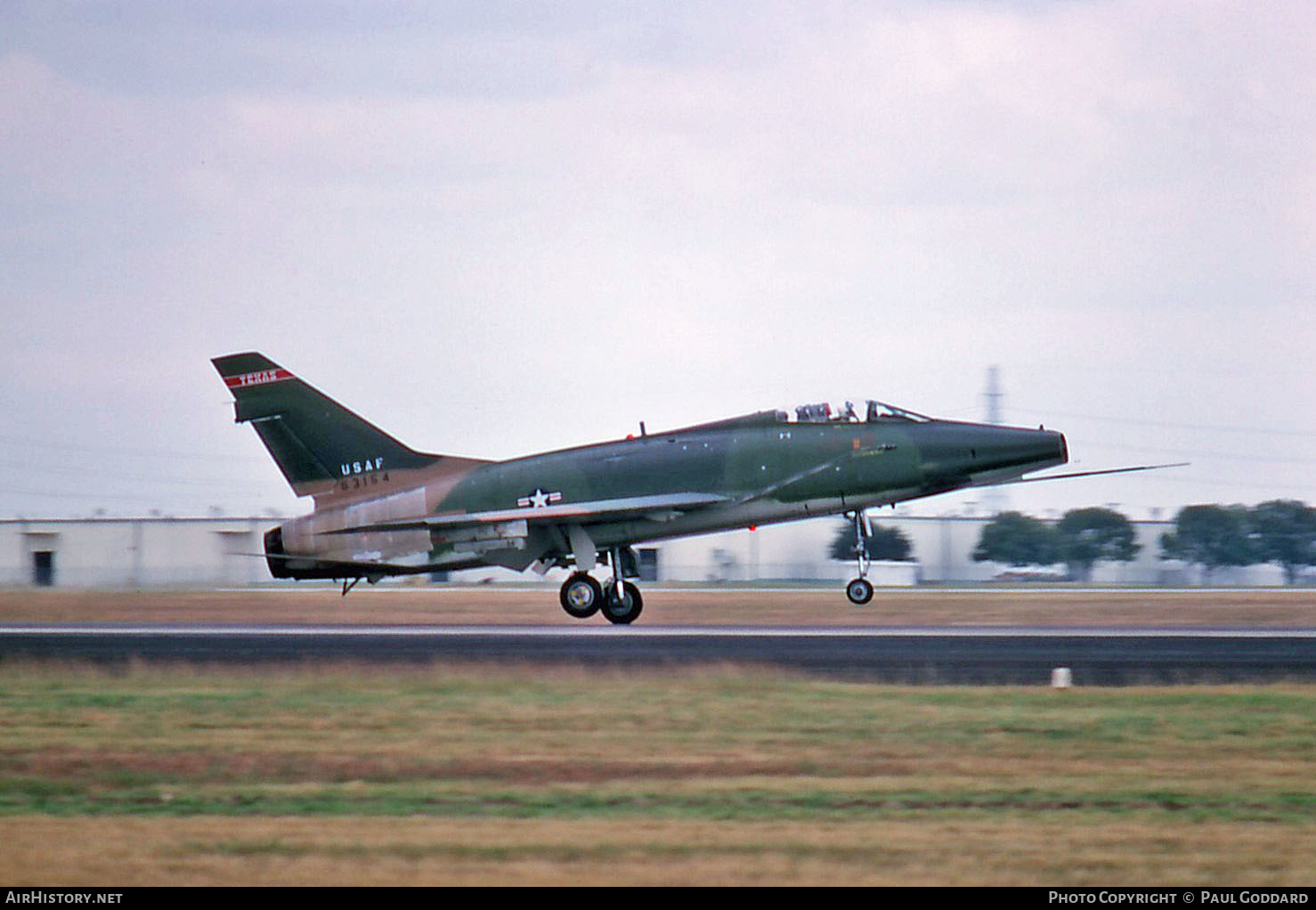 Aircraft Photo of 56-3154 / 63154 | North American F-100D Super Sabre | USA - Air Force | AirHistory.net #619870