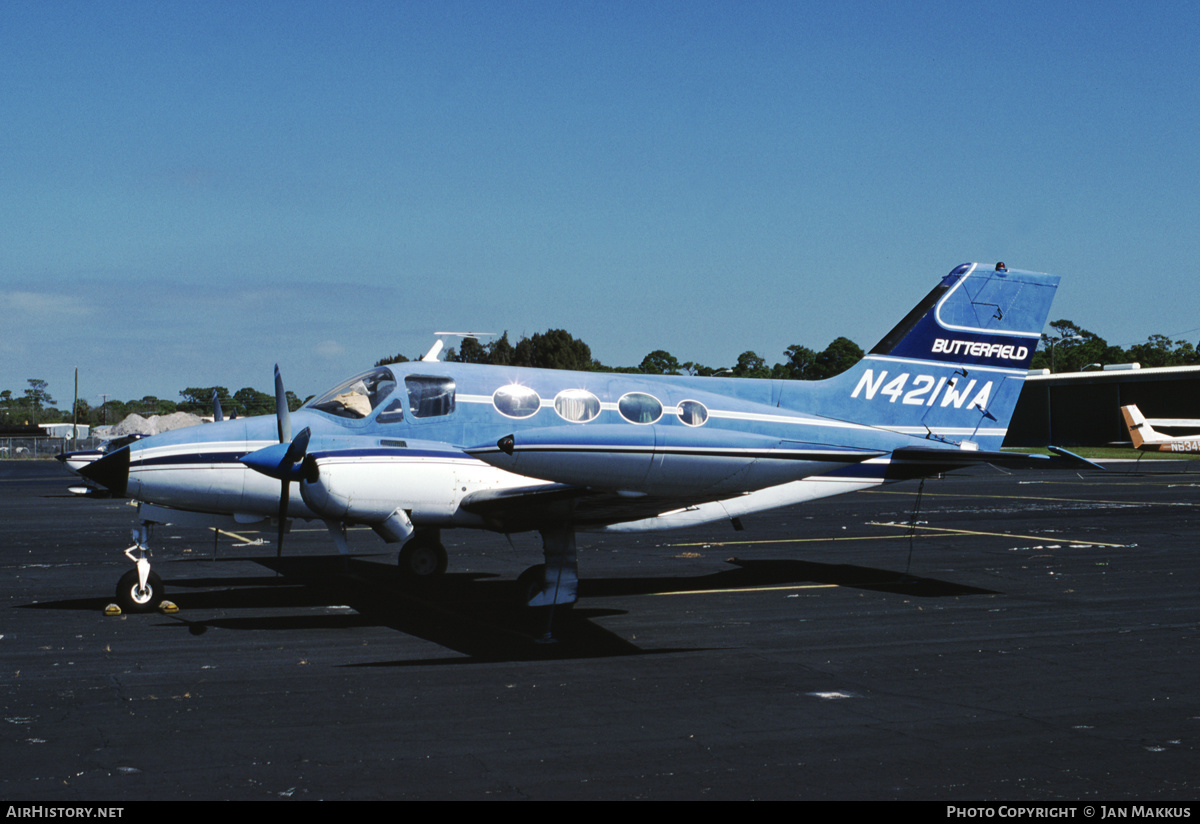 Aircraft Photo of N421WA | Cessna 421 | Butterfield | AirHistory.net #619894