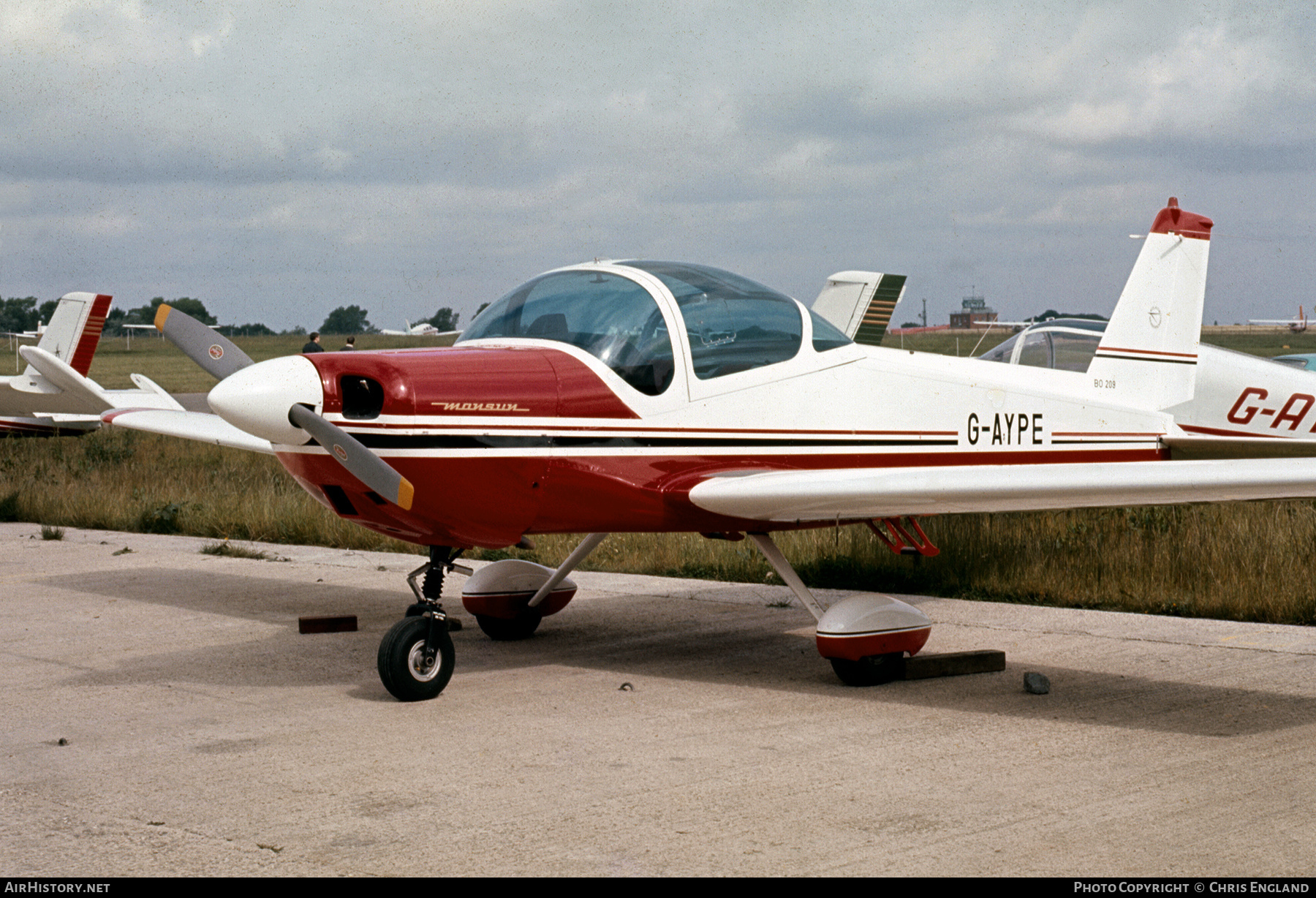 Aircraft Photo of G-AYPE | Bolkow BO-209 Monsun | AirHistory.net #619906
