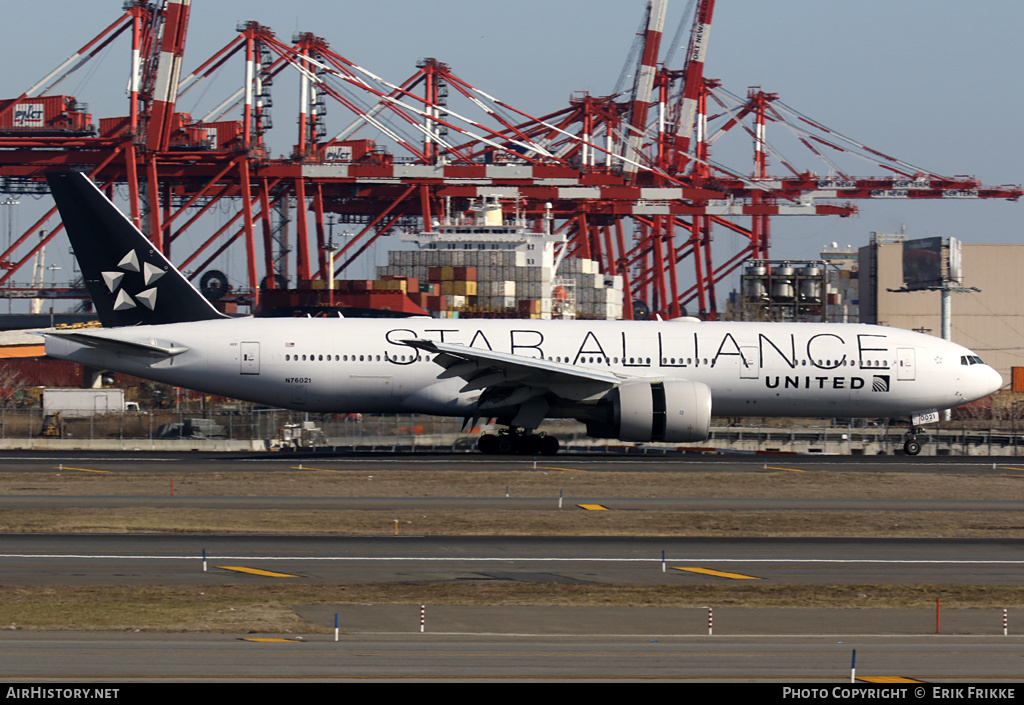 Aircraft Photo of N76021 | Boeing 777-224/ER | United Airlines | AirHistory.net #619925