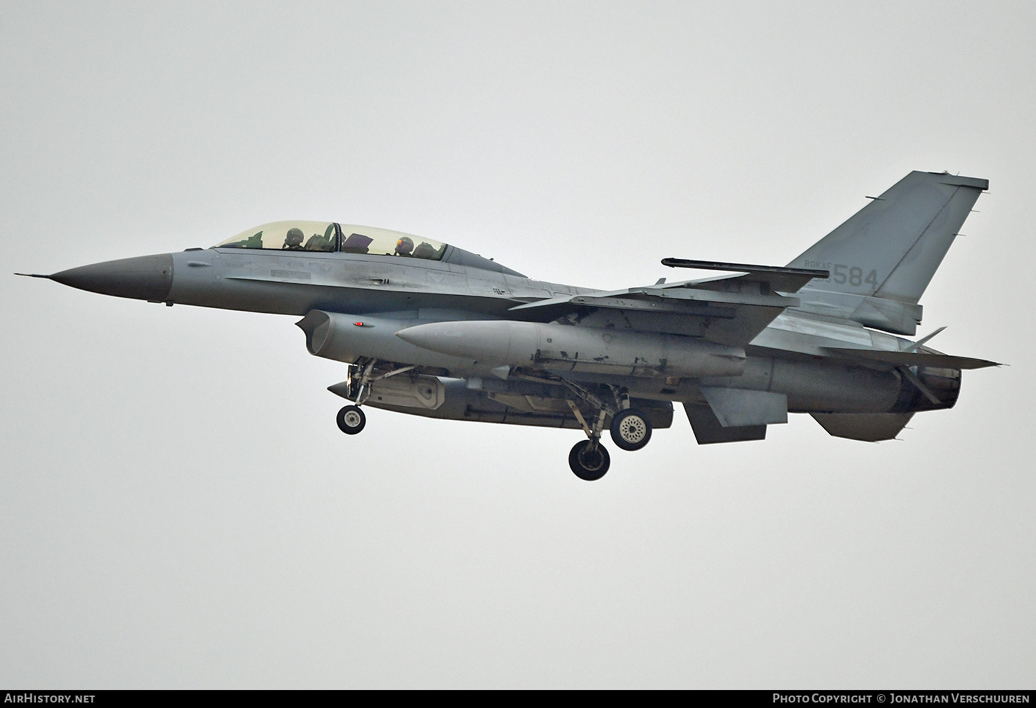 Aircraft Photo of 85-584 | General Dynamics F-16D Fighting Falcon | South Korea - Air Force | AirHistory.net #619945
