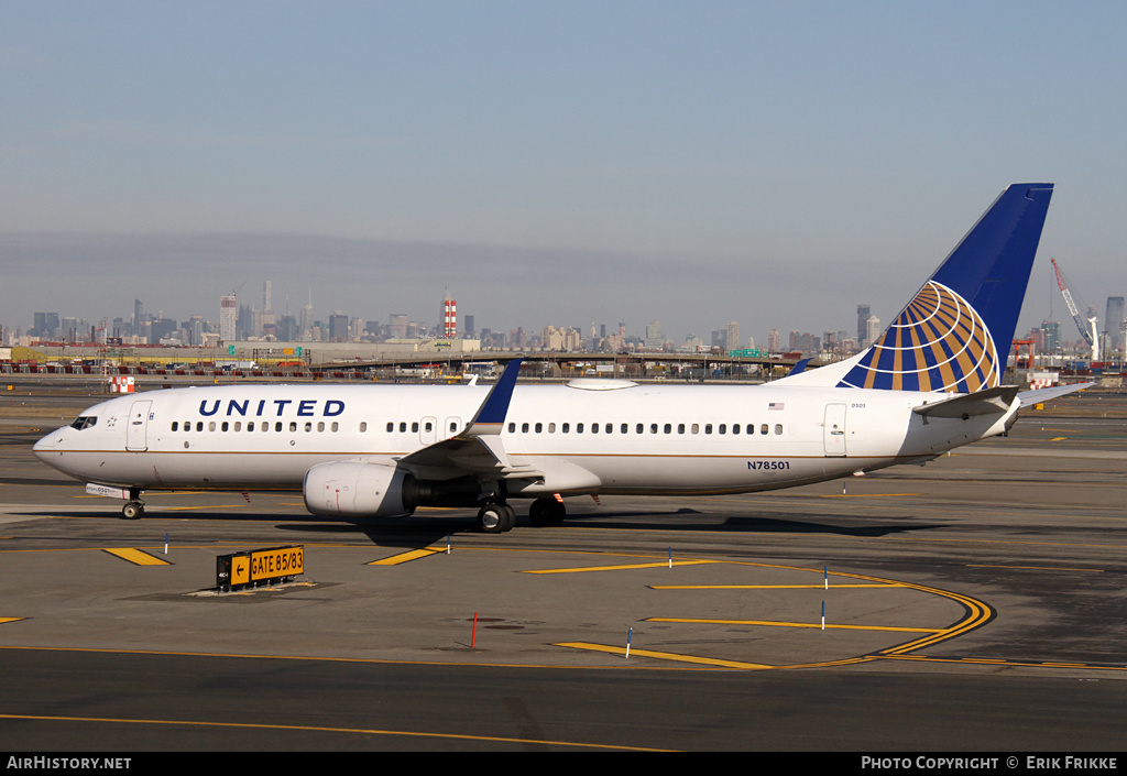 Aircraft Photo of N78501 | Boeing 737-824 | United Airlines | AirHistory.net #619947