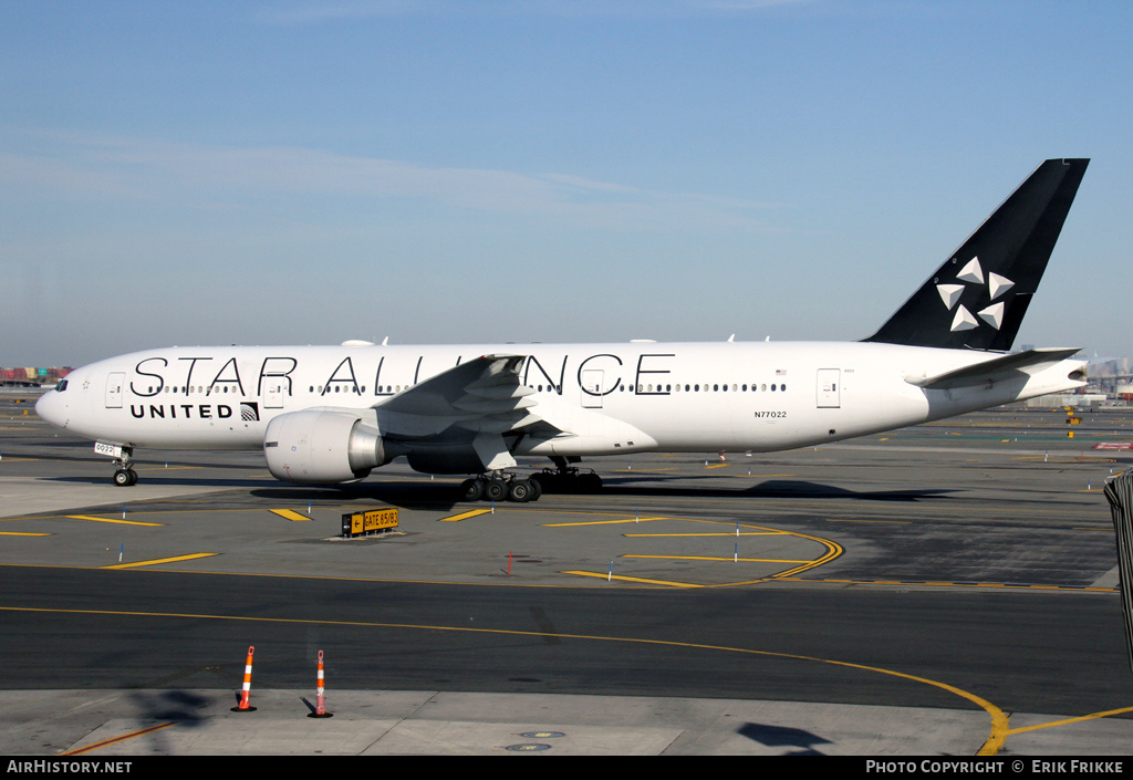 Aircraft Photo of N77022 | Boeing 777-224/ER | United Airlines | AirHistory.net #619948