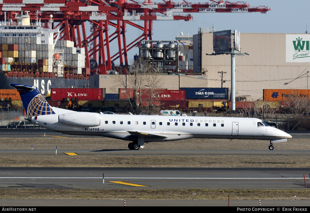 Aircraft Photo of N14998 | Embraer ERJ-145LR (EMB-145LR) | United Express | AirHistory.net #619959