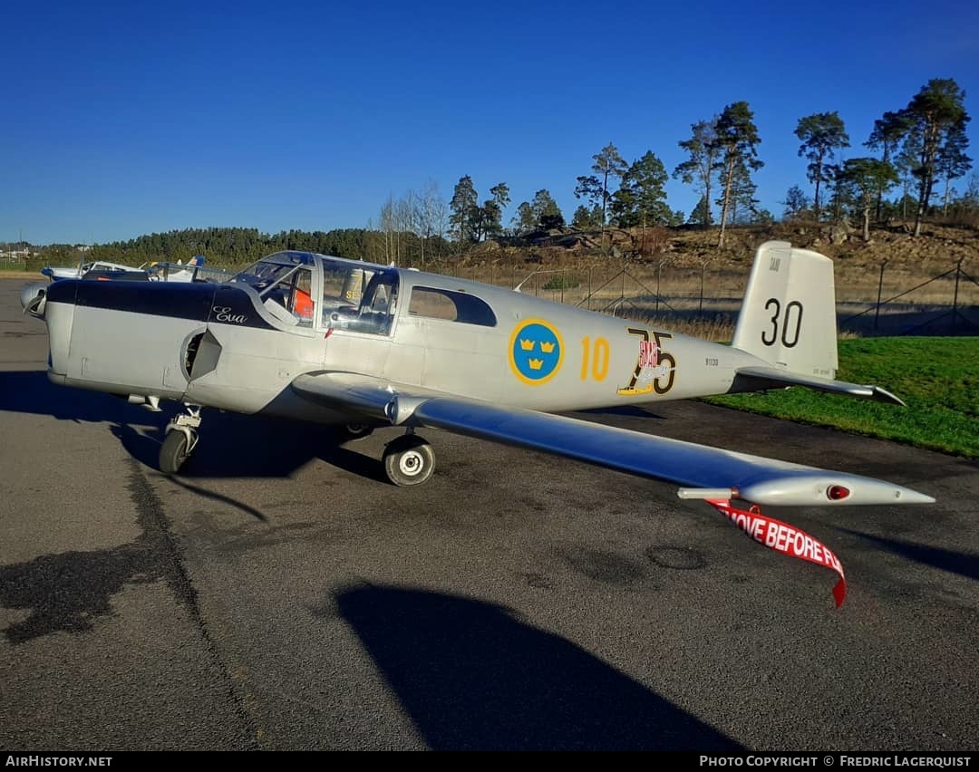 Aircraft Photo of SE-BNN | Saab 91A Safir | Sweden - Air Force | AirHistory.net #619976