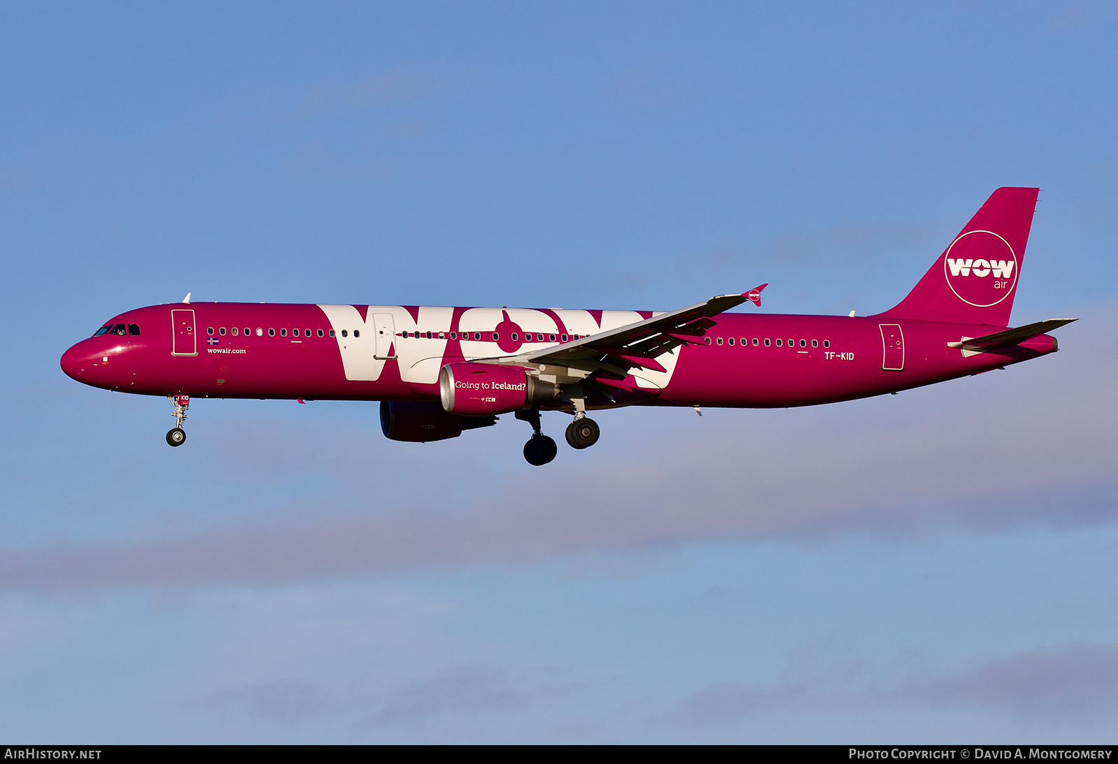Aircraft Photo of TF-KID | Airbus A321-211 | WOW Air | AirHistory.net #619988
