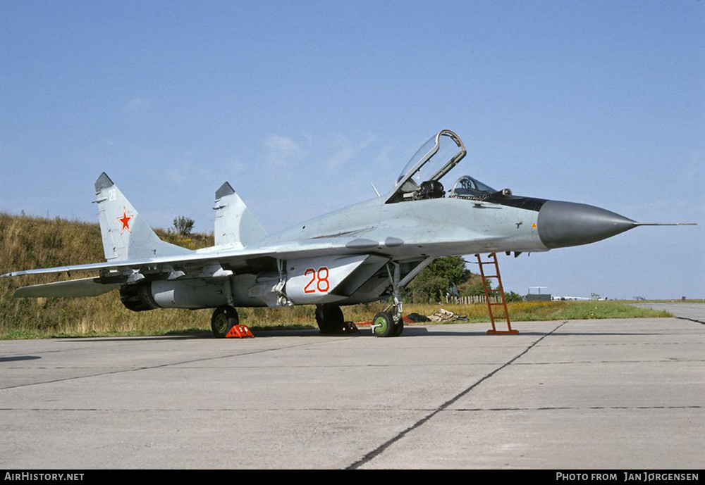 Aircraft Photo of 28 red | Mikoyan-Gurevich MiG-29 | Russia - Air Force | AirHistory.net #620002