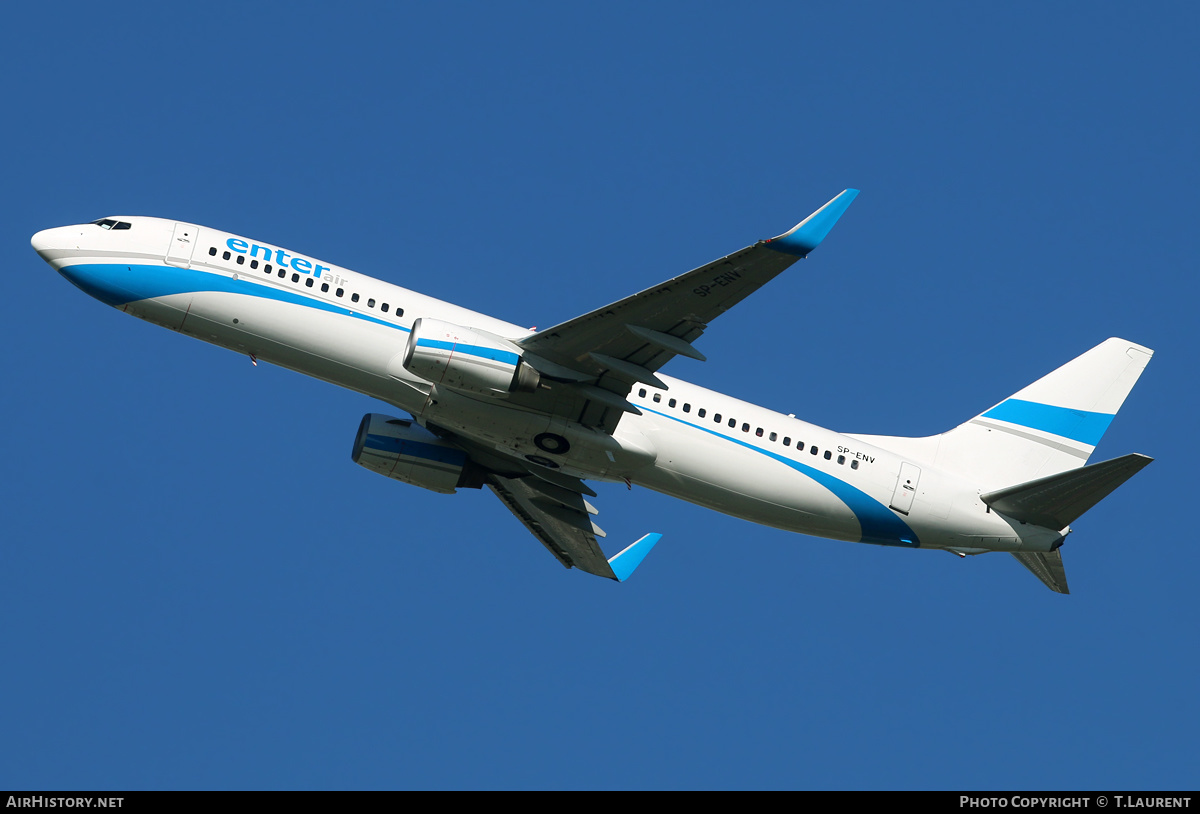 Aircraft Photo of SP-ENV | Boeing 737-8BK | Enter Air | AirHistory.net #620023
