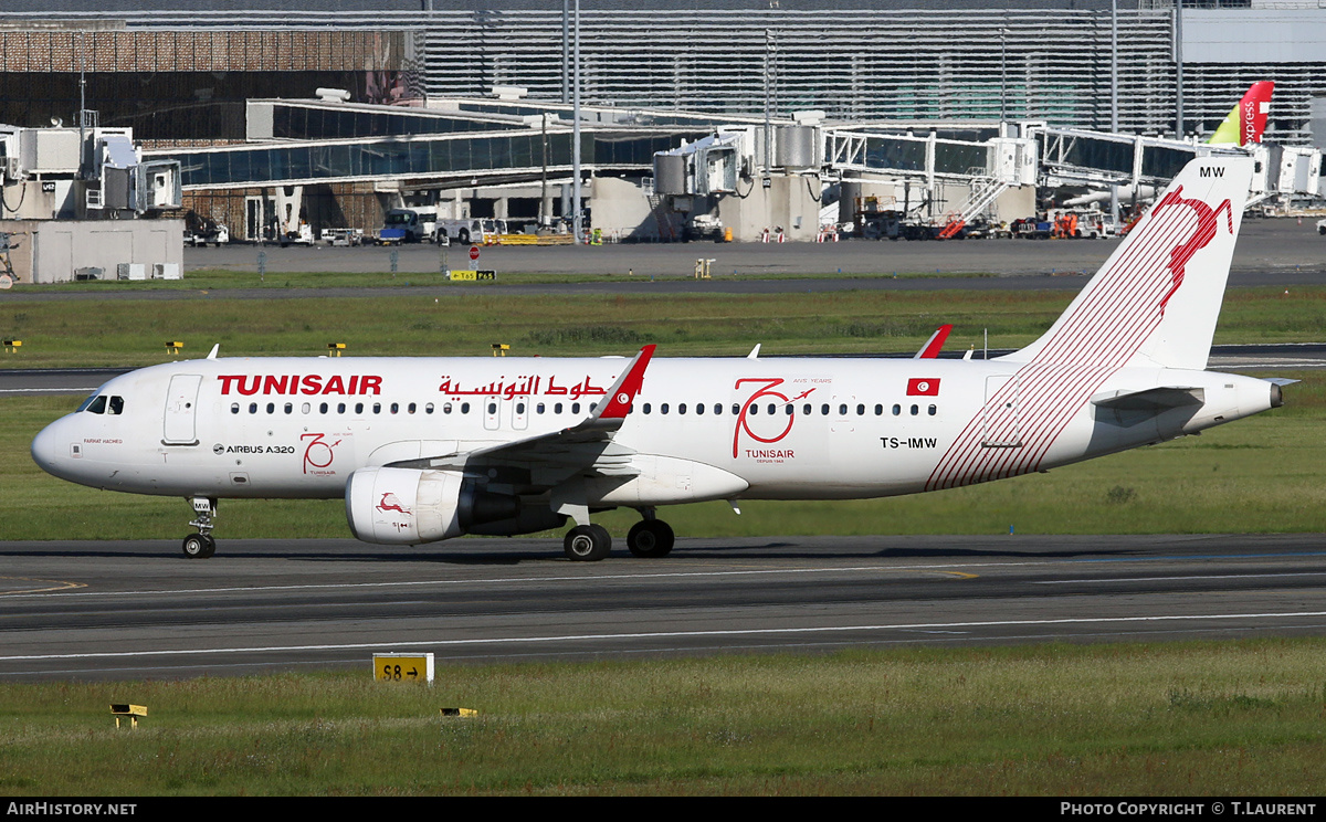 Aircraft Photo of TS-IMW | Airbus A320-214 | Tunisair | AirHistory.net #620031